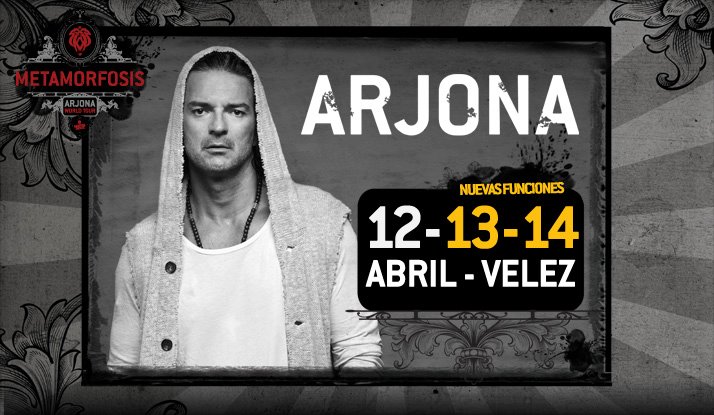 Ricardo Arjona suma dos nuevos Shows en Argentina